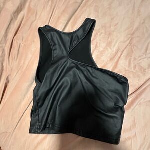 Leather top